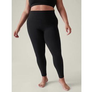 NWT Athleta Stash Pocket Salutation Tight Black Women's Size XL